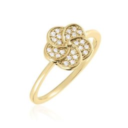 Bague Doroteia Plaqué Or Jaune Oxyde De Zirconium