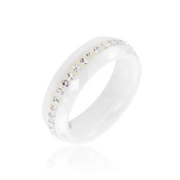 Bague Ceramik Design Ceramique Strass Et Céramique
