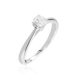 Bague Victoria Or Blanc Diamant