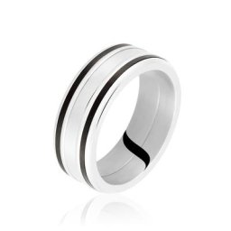 Bague Margalith Acier Blanc