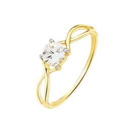 Bague Karlena Or Jaune Oxyde De Zirconium