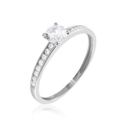 Bague Harem Or Blanc Oxyde