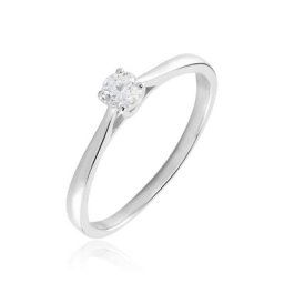 Solitaire Victoria Platine Blanc Diamant