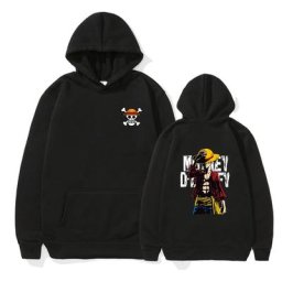Sweat à capuche One Piece Skull Luffy pour homme sweat PVD zone de sueur anime japonais style