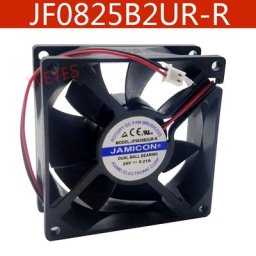 Refroidisseur de serveur pour JAMICON JF0825B2UR-R 24V 0 21a 2 fils 80x80x25mm nouveau