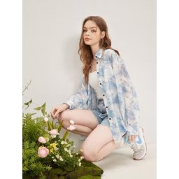 KUHNMARVIN-Chemise en mousseline de soie pour femme nouvelle collection printemps 2023