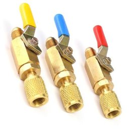 Vannes d'arrêt de climatisation à code couleur R134A R410A outils de sécurité durables pour tuyaux