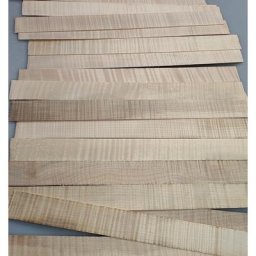 Plaques de violon en bois d'érable 400mm 12/6 pièces bonnes flammes rayures de tigre violon