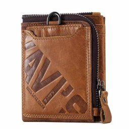 Portefeuille en cuir véritable pour homme porte-monnaie masculin porte-cartes petit argent
