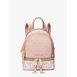 Michael Kors Sac à dos Rhea de taille moyenne à couleurs contrastées avec logo