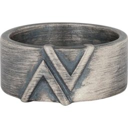 caï - Bague pour hommes 925 Argent anthracite 1 unité