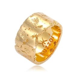 KUZZOI - KUZZOI Bague Look Rustique Massif Statement Homme - (925/1000) Argent 1 unité