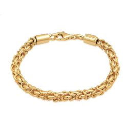 KUZZOI - KUZZOI Bracelet Maillons hommes de base Massif en argent sterling 925 1 unité
