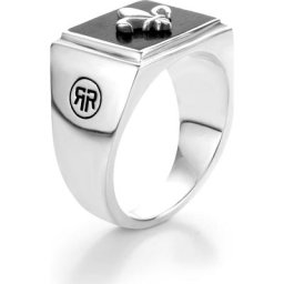 Rebel and Rose - Bague pour hommes 925 Argent argent 1 unité