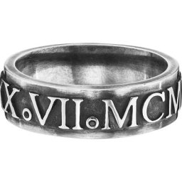 caï - Bague pour hommes 925 Argent noir 1 unité