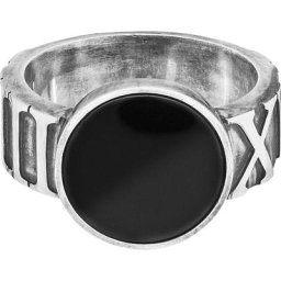 caï - Bague pour hommes 925 Argent noir 1 unité
