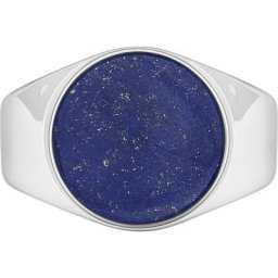 caï - Bague pour hommes 925 Argent bleu 1 unité