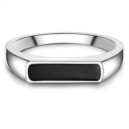 Männerglanz - Bague en argent Argent sterling Agate 1 unité