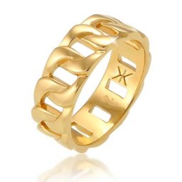 KUZZOI - KUZZOI Bague Statment Massif Trend Robuste Look Rustique Homme - (925/1000) 1 unité