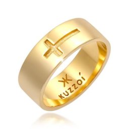 KUZZOI - KUZZOI Bague Tendance à l'oxydation croisée des hommes en argent sterling 925 1 unité
