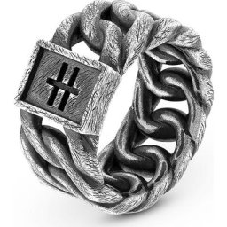 UN SAME - Bague pour hommes 925 Argent argent 1 unité