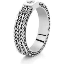 Rebel and Rose - Bague pour hommes 925 Argent argent 1 unité