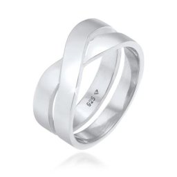KUZZOI - KUZZOI Bague Le bracelet masculin croisé solide en argent sterling 925 1 unité
