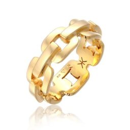 KUZZOI - KUZZOI Bague Chaîne pour homme d'aspect robuste en argent sterling 925 1 unité