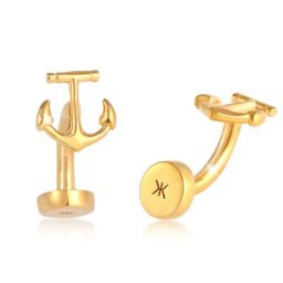 KUZZOI - KUZZOI Boutons de Manchette Anker Symbol Maritim Edel 925 Silber bouchon bouteille 1 unité