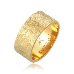 KUZZOI - KUZZOI Bague Structure organique des bracelets pour hommes en argent sterling 925 1 unité