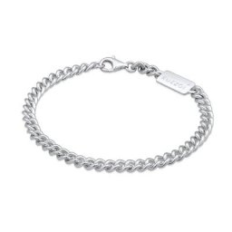 KUZZOI - KUZZOI Bracelet Hommes Char Massif Basique en argent sterling 925 1 unité