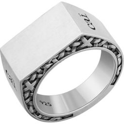 caï - Bague pour hommes 925 Argent argent 1 unité