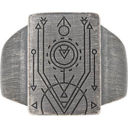 caï - Bague pour femme 925 Argent gris 1 unité