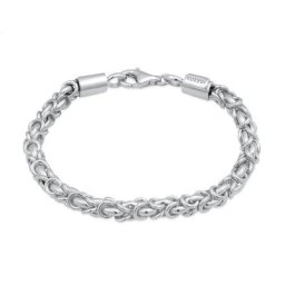 KUZZOI - KUZZOI Bracelet Maillons hommes de base Massif en argent sterling 925 1 unité