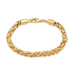 KUZZOI - KUZZOI Bracelet Maillons hommes de base Massif en argent sterling 925 1 unité