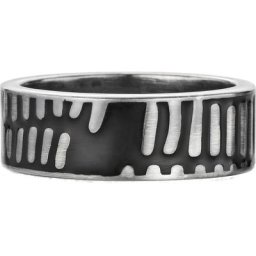 caï - Bague pour hommes 925 Argent noir 1 unité