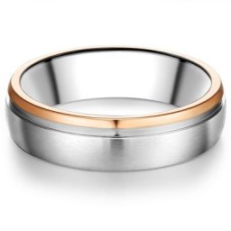 Trilani - Bague en acier inoxydé Acier inoxydable Argent 1 unité
