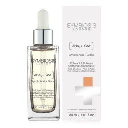 symbiosis - [Acide glycolique + Pépin de raisin]- Huile Nettoyante&Clarifiante Visage Nettoyants Tonifiants 30 ml