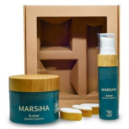 marsiha - Coffret découverte soin visage : crème + sérum Calissons 1 unité