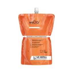 wedo - Après-shampoing Vegan Hydratation et Brillance recharge cheveux normaux abîmés Après-shampooing vegan sans silicone colorants pour 1 l