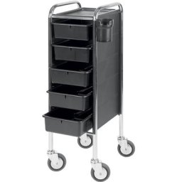 Efalock Professional - Chariot professionnel Piccolo 84/5 Gros rouleaux Barrettes 1 unité