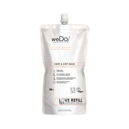 wedo - Masque cheveux Vegan Légèreté et Douceur recharge pour fins vegan sans silicone cheveuxfins 500 ml