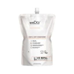 wedo - Après-shampoing Vegan Légèreté et Douceur recharge pour cheveux fins Après-shampooing vegan sans silicone colorants 1 l