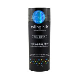 rolling hills usa - Hair Building Fibers Light Brown Poudre densifiante 1 unité