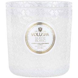 voluspa - Suede Blanc Luxe Candle BOUGIE 91 g