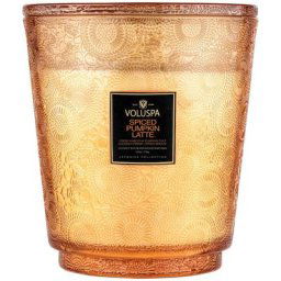 voluspa - Spiced Pumpkin Latte 5 Wick Heart Candle BOUGIE 340 g