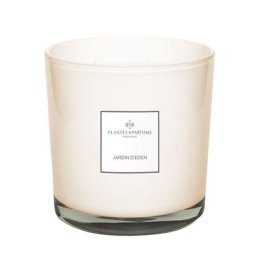 Plantes et Parfums - Jardin d'Eden Grande Bougie Végétale Parfumée 1.1 l
