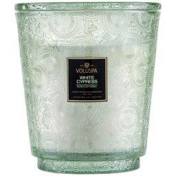 voluspa - White Cypress 5 Wick Hearth Candle BOUGIE 155 g