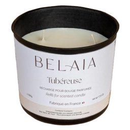 BELAIA - Recharge Bougie 200h Tubéreuse 500 g