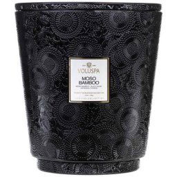 voluspa - Moso Bamboo 5 Wick Hearth Candle BOUGIE 3.5 kg